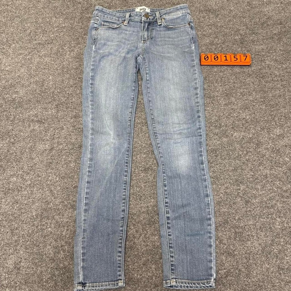 Paige blue skinny jeans verdugo ankle 26" waist
